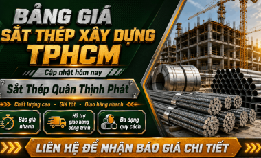 Báo Giá Sắt Thép Xây Dựng TPHCM