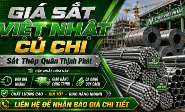 Giá Sắt Việt Nhật Củ Chi Hôm Nay