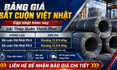 Giá Sắt Cuộn Việt Nhật Hôm Nay
